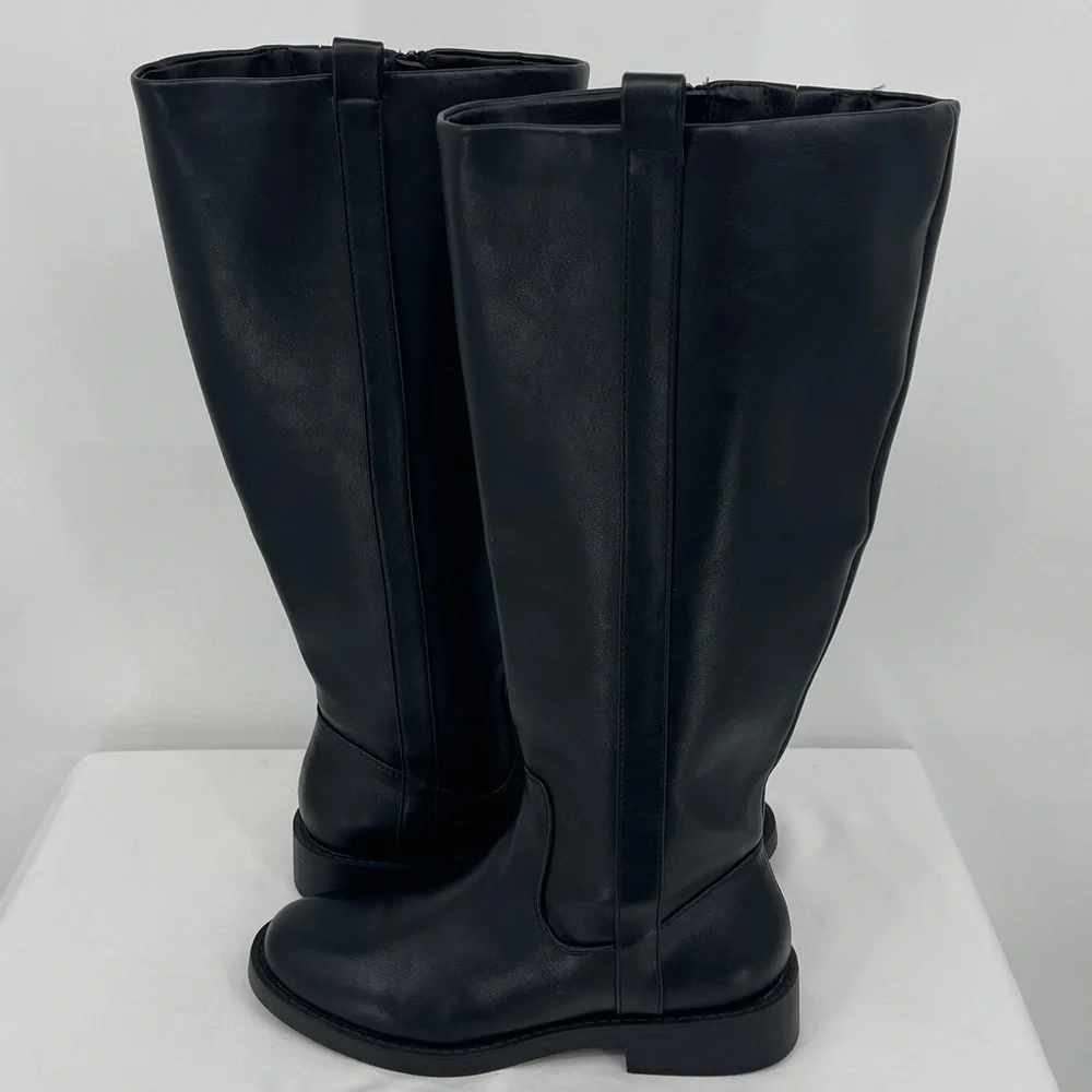 DV PENNIE WIDE CALF  by Dolce Vita Black KNEE BOOTS WOMENS SIZE 8M NWOT